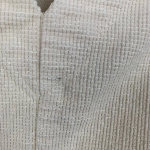 Madewell Cropped Top Womens 2XL Cream Relaxed V-Neck Long Sleeve Pullover - Picture 9 of 10